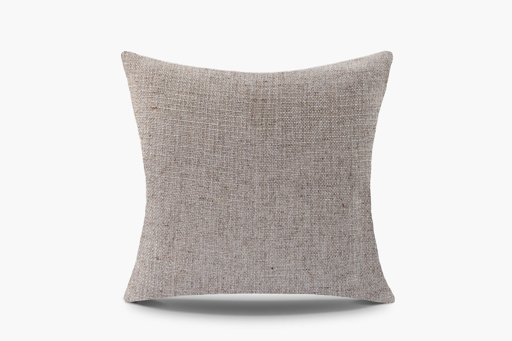 Basketweave Pillow Cover - Ivory