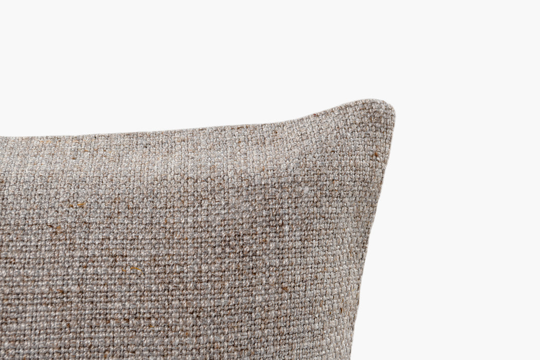 Basketweave Pillow Cover - Ivory