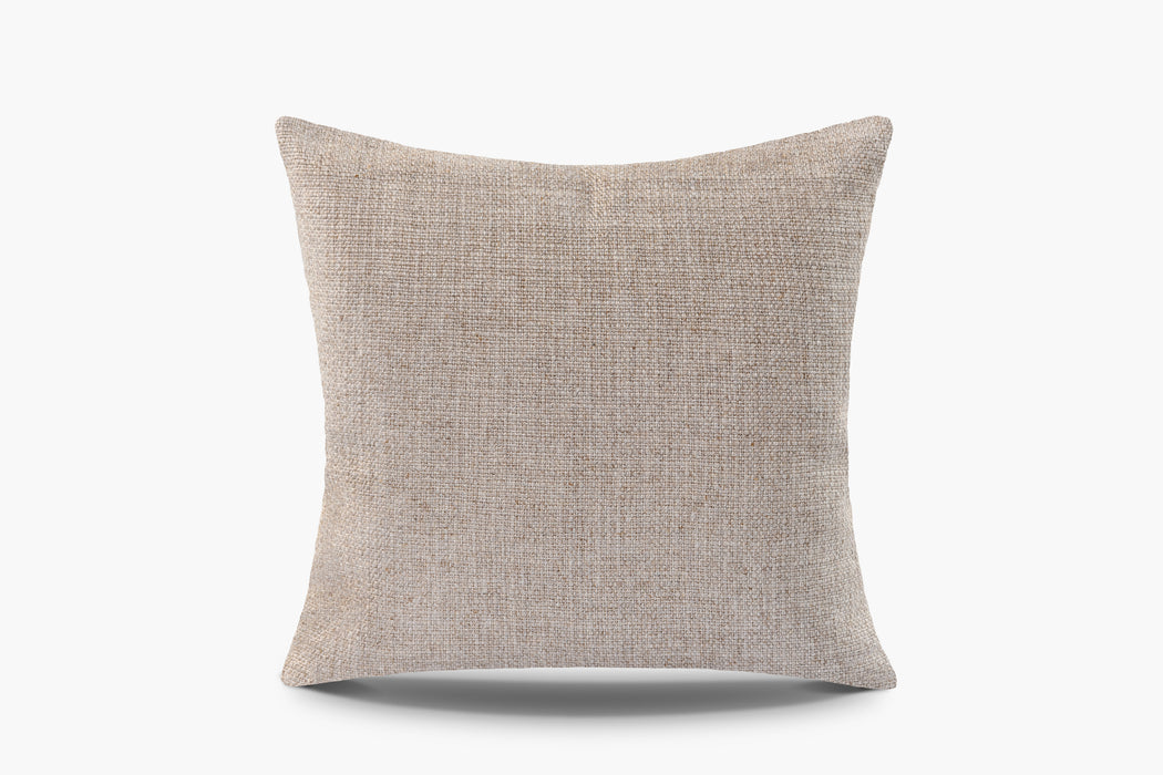 Basketweave Pillow Cover - Sand