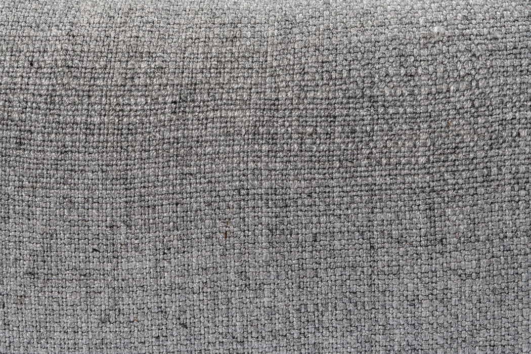 Basketweave Pillow Cover - Silver