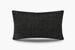 Chevron Pillow Cover - Charcoal