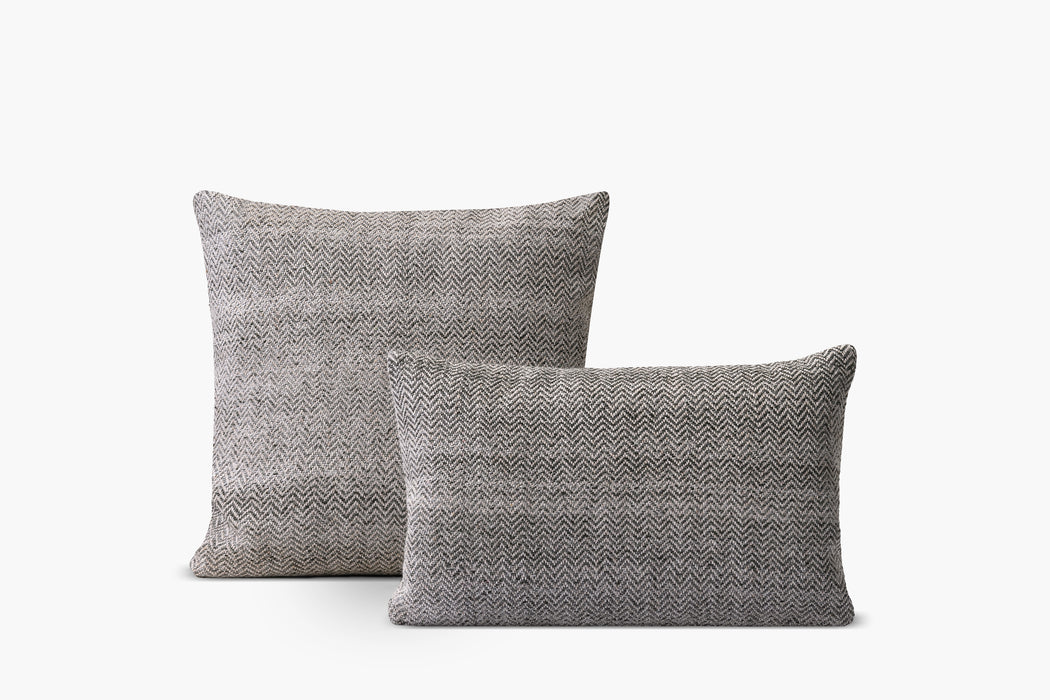 Chevron Pillow Cover - Graphite