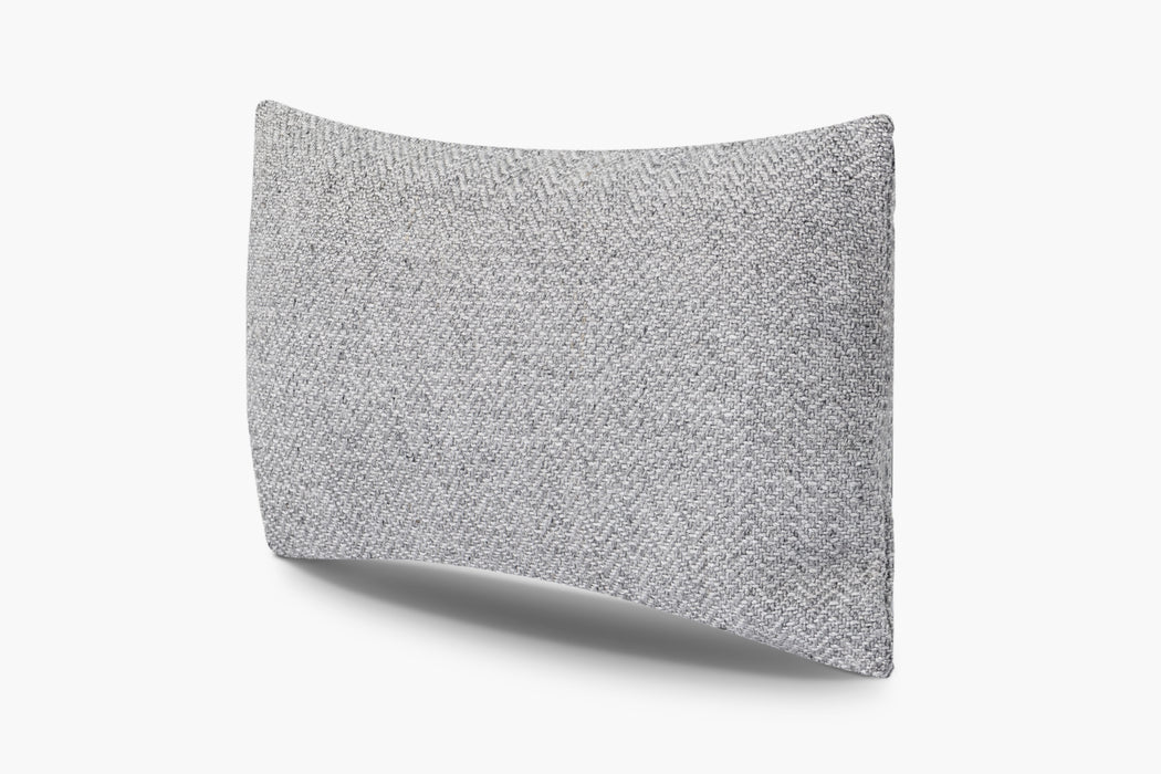 Chevron Pillow Cover - Silver