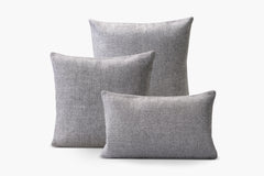 Chevron Pillow Cover - Silver