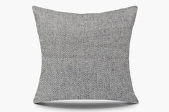 Chevron Pillow Cover - Silver