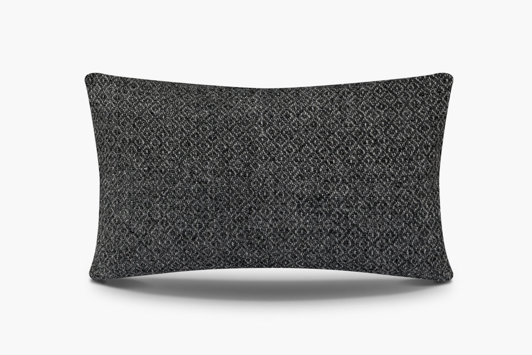 Double Diamond Pillow Cover - Charcoal