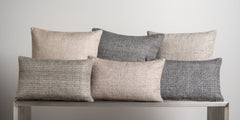 Double Diamond Pillow Cover - Charcoal