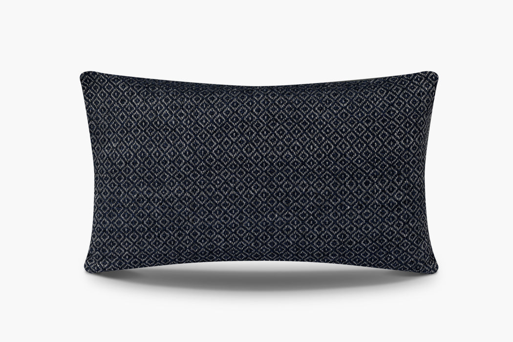 Double Diamond Pillow Cover - Navy