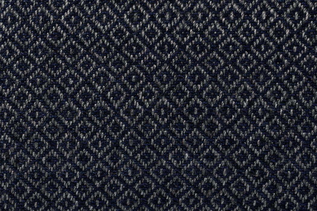 Double Diamond Pillow Cover - Navy