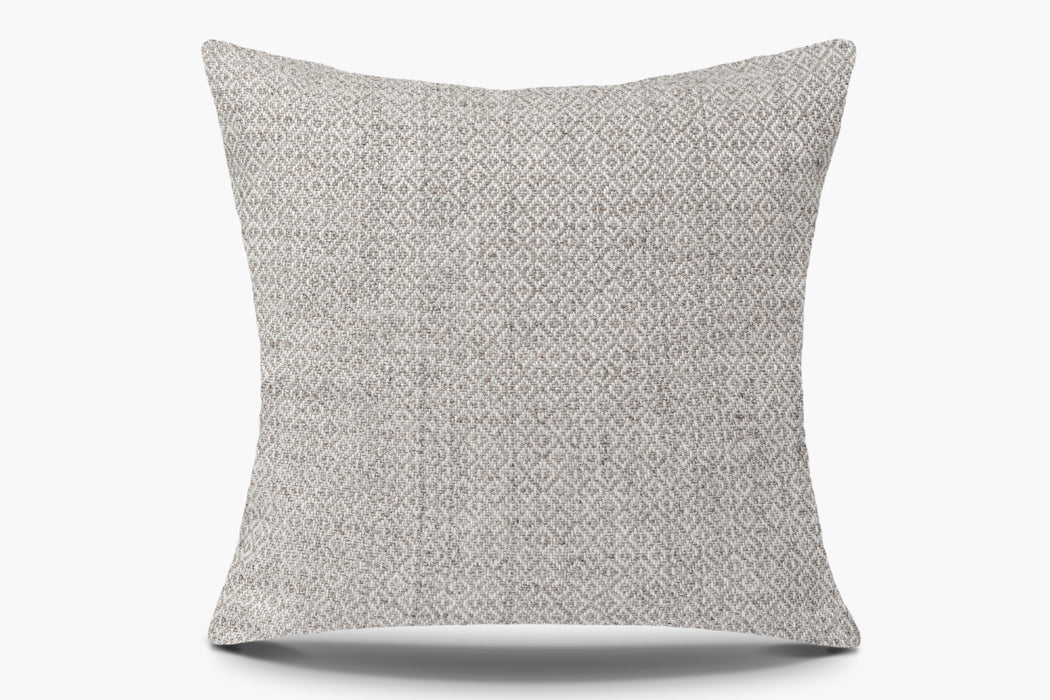 Double Diamond Pillow Cover - Ivory