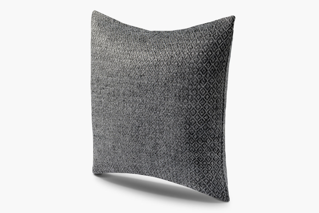 Double Diamond Pillow Cover - Silver