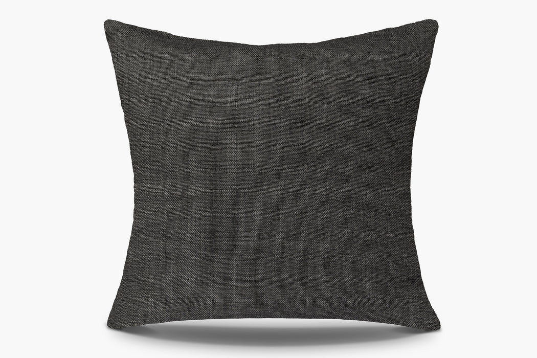 Textured Pillow Cover - Charcoal