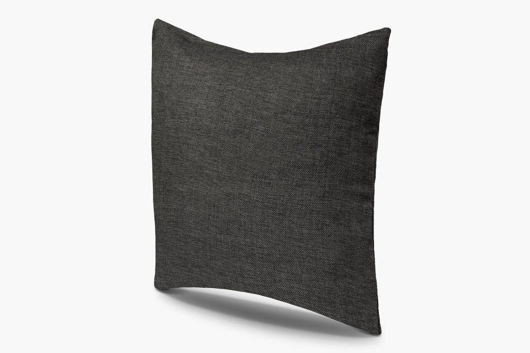 Textured Pillow Cover - Charcoal