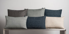 Textured Pillow Cover - Charcoal