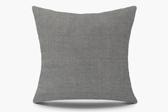 Textured Pillow Cover - Silver