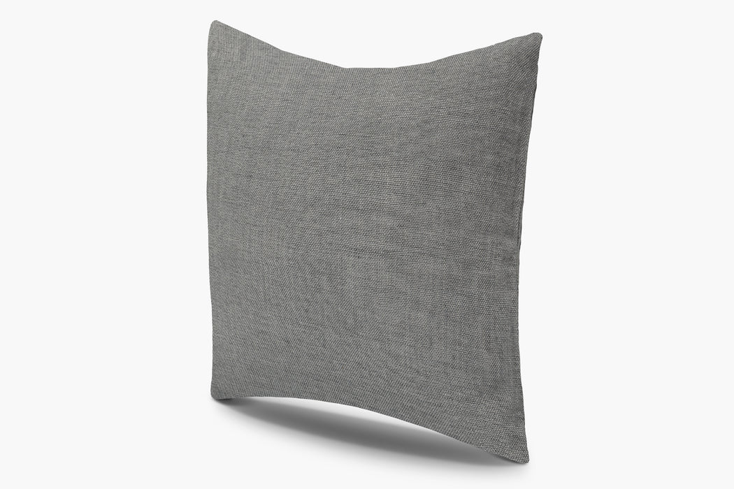 Textured Pillow Cover - Silver