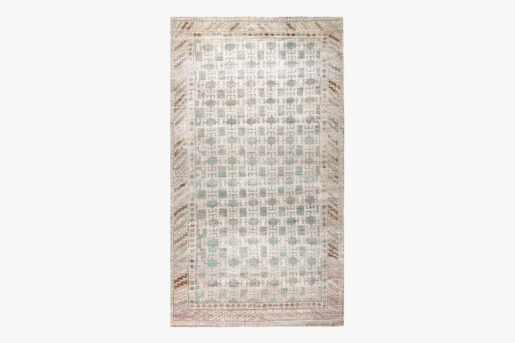 KHOTAN RUG, AR30099/15423, EAST TURKESTAN, 7' X 12'6"