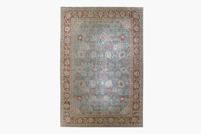TABRIZ RUG, NORTH WEST PERSIA, 9'9" X 13'5"