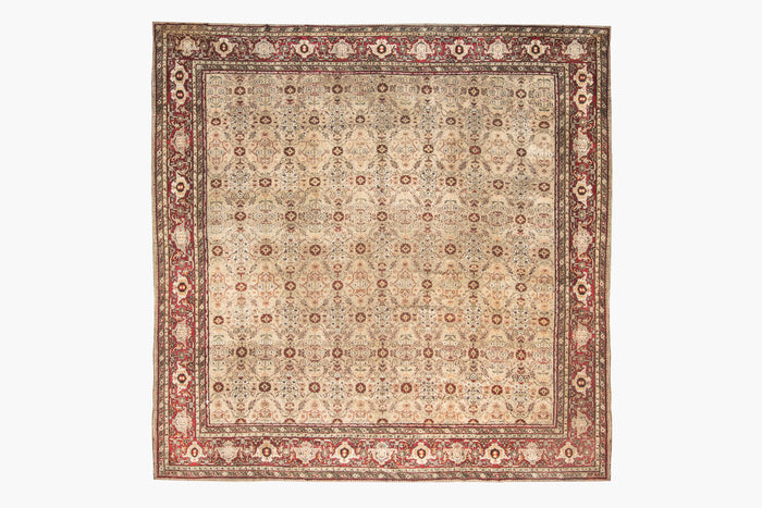 AGRA RUG,AR31175/1785, NORTH INDIA, 13' X 13'5"