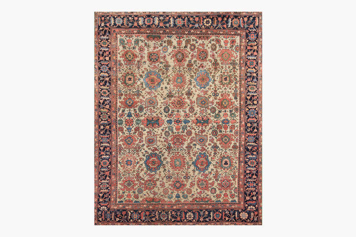 AR31180, MAHAL RUG, WEST PERSIA, 9'2" X 11'