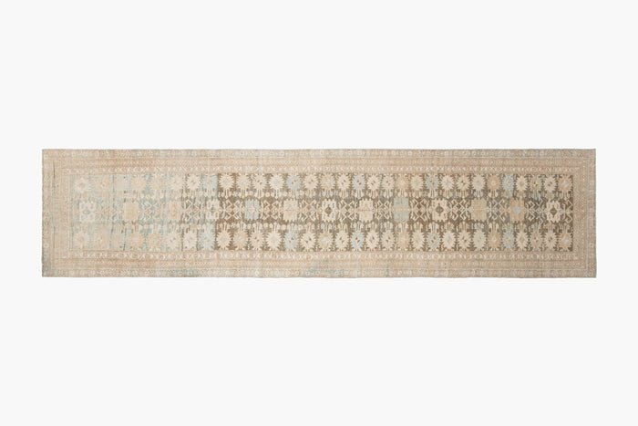 AR31250/210474, MALAYIR RUG, WEST PERSIA, 3'2" X 14'