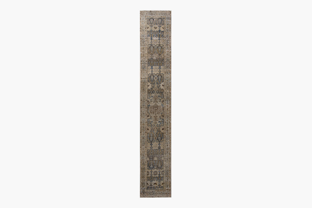 MALAYIR RUNNER, WEST PERSIA, 3' X 18'5"