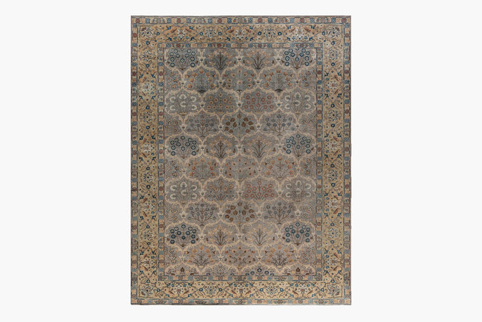 AR31061 TABRIZ RUG, NORTH WEST PERSIA, 9'7" X 12'8"