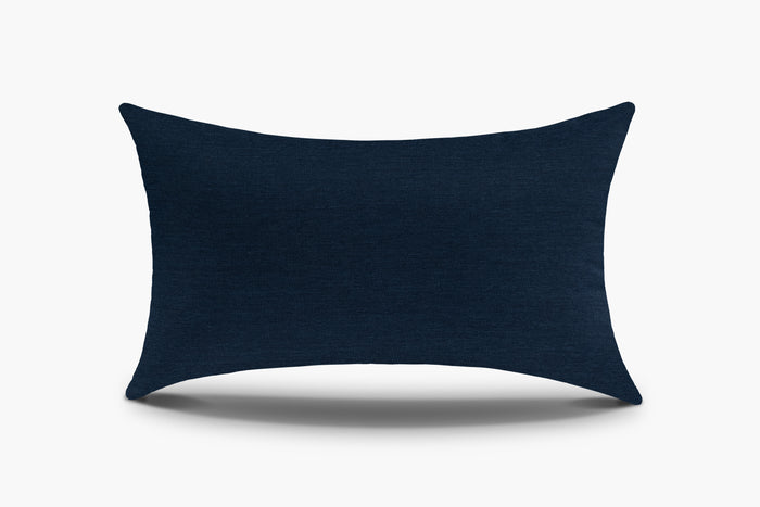 Indoor / Outdoor Linen Pillow Cover - Sapphire