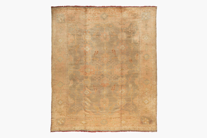 OUSHAK RUG, BC31074, WEST ANATOLIA, 10' X 12'