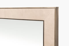 Mica Leather Mirror