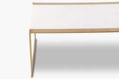 Hawthorn Brass Scribed Coffee Table