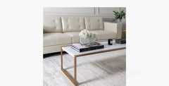 Hawthorn Brass Scribed Coffee Table