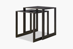 Hawthorn Glass Nesting Table