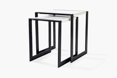 Hawthorn Black Scribed Nesting Table