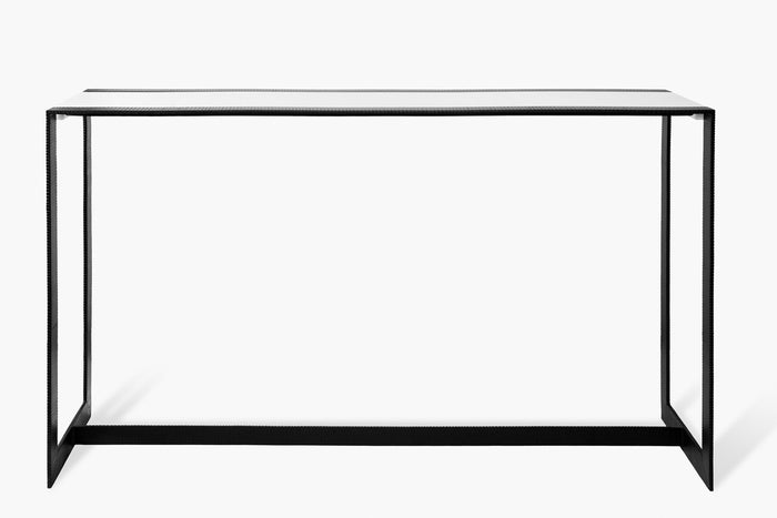 Hawthorn Black Scribed Console Table