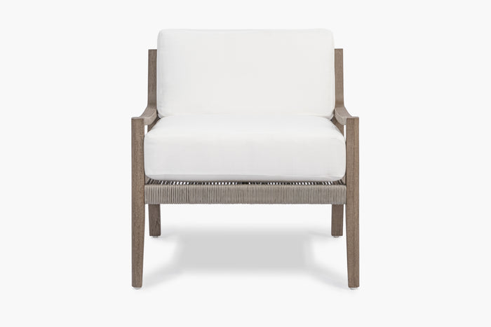 Reva Teak Lounge Chair Cushion & Pillow