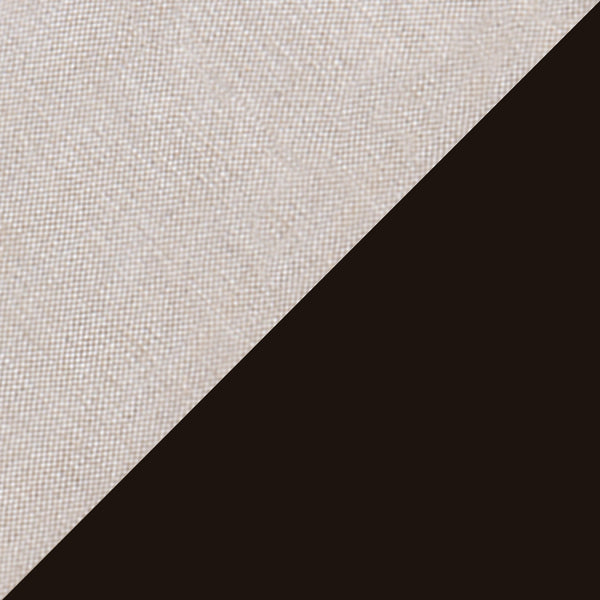 Heavy Linen Sand | Chocolate Lacquer