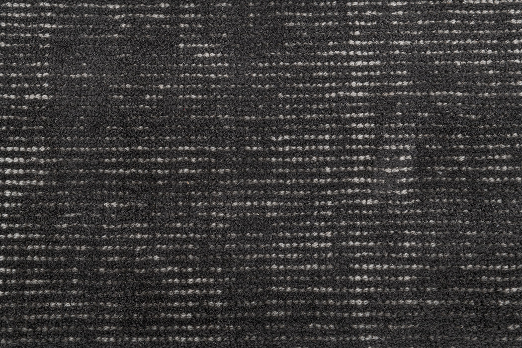 Distressed Wool Rug – Antiqued Black