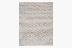 Braided Wool Rug – Cream