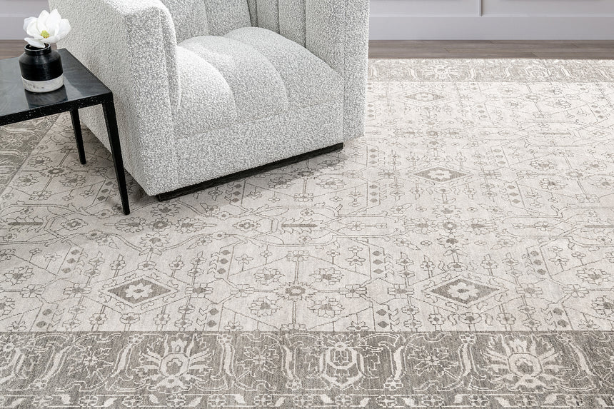 Fino Rug – Light Grey / Grey