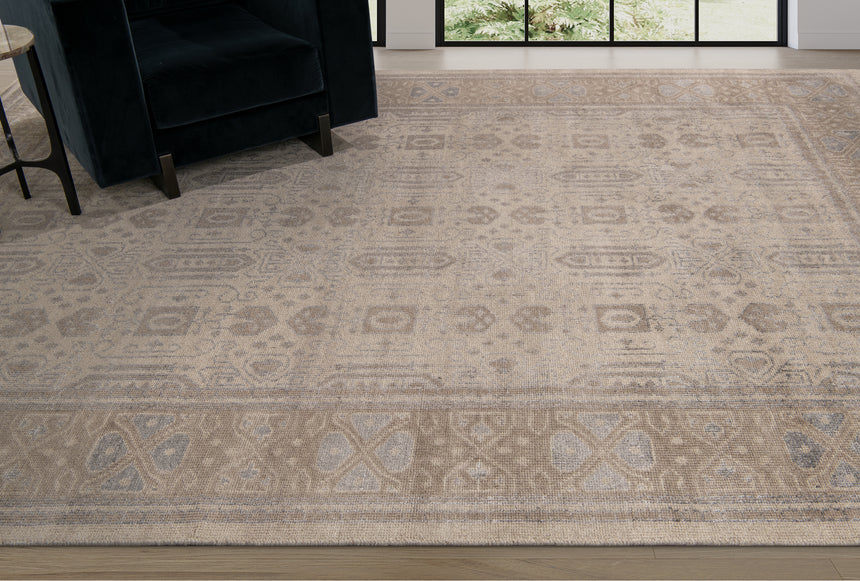 Mariposa Rug – Blue / Sand