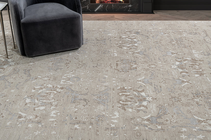 Meya Rug – Taupe / Charcoal