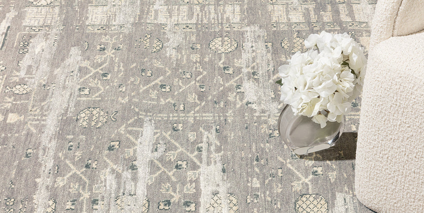 Poma Rug – Grey / Sand