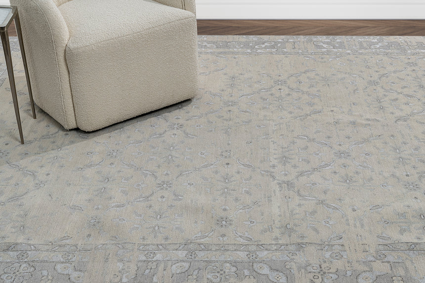 Yava Rug – Sand / Silver