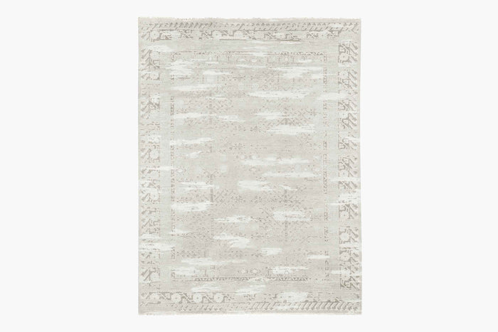 Poma Rug – Silver / Grey