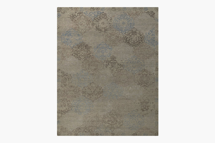 Reila Rug – Grey / Indigo