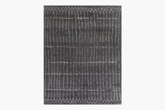 Plaga Rug – Graphite / Silver