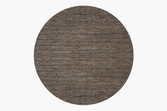 Selva Circular Rug – Charcoal