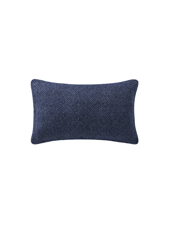 Angled Diamond Pillow Cover - Navy