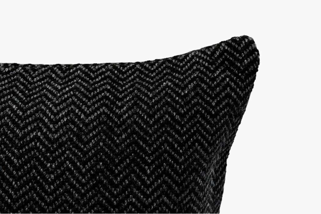 Chevron Pillow Cover - Dark Green